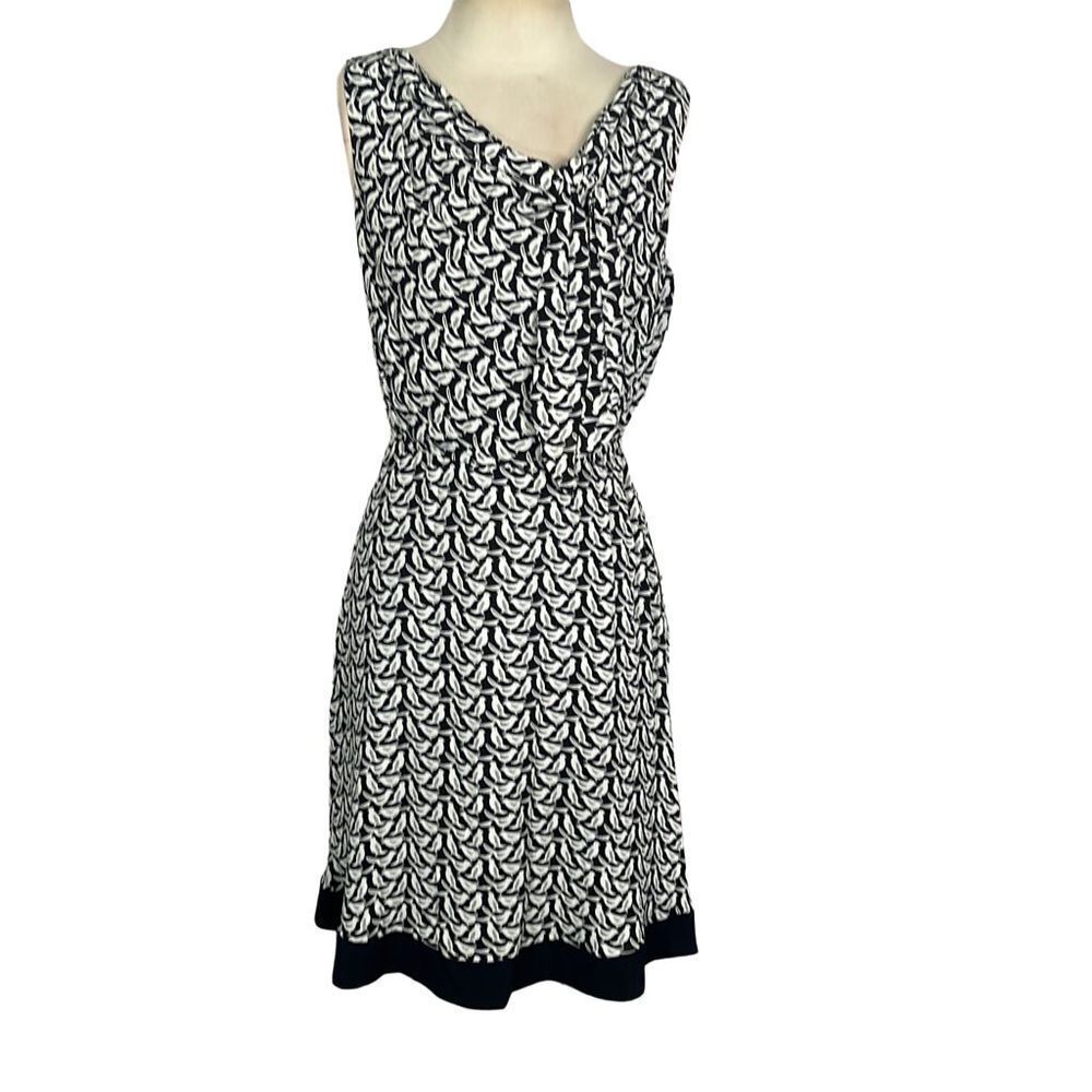 kate spade Black and White Printed Mini Dress